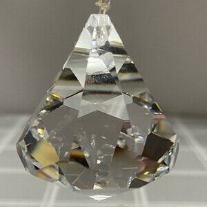 Crystal Prism Hang In Window Sun Catcher Sends Out Brilliant Rainbow Reflections